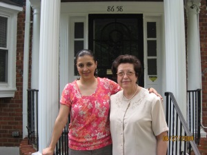 Con la Dra. Dolores Sánchez, coordinadora del centro.